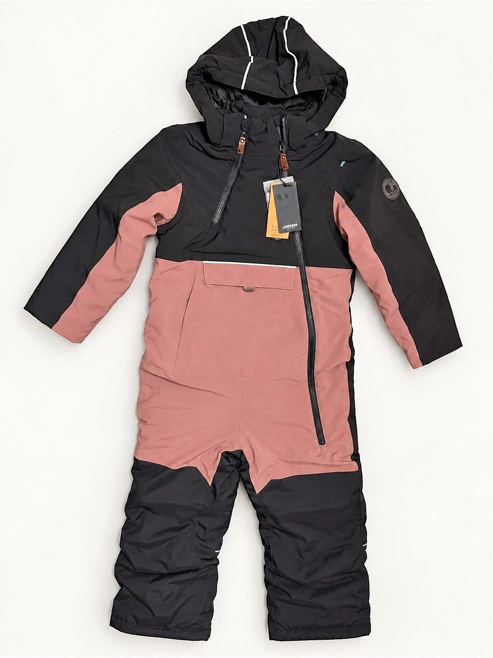 Lindberg Kids Overall Color Block Snowsuit Girls Large NWT